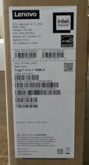 Lenovo - Yoga 7i 2-in-1 16" 2K Touchscreen Laptop - Intel Core Ultra 7 155U