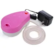 Portable Mini Airbrush Air Compressor w/Hose Oil-less Holder Makeup Tattoo Hobby