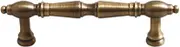 AIMALL 8 Sizes Vintage Cabinet Drawer Pull Handles Antique Brass Metal Knobs for Wardrobe Door Cupboard Shoe Storage Furniture with Screws Retro Style Furniture Hardware