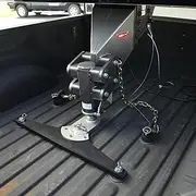 GEN-Y GH-21007 GoosePuck 5" Offset Gooseneck Ball for OEM Puck Mount System fits GM Short Bed 2020 to Current - 25,000 LB Towing Capacity