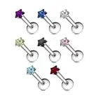 Piercing Ear Labret Gem IN Star