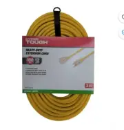 Indoor Outdoor Extension Cord Weatherproof 100 Ft.Lighted End, UL Listed, 12 Ga