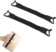 Security Hand Strap Holder, LIUHUIZEYU Tablet Grip Straps Handheld Drop Prevention Elastic Bundle Grip Belts for 9-11 inch iPad Kindle Most E-Book Lightweight Finger Grip Holder (2 Pcs)