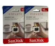 SanDisk elevate 16GB microSDHC Memory Card 2 packages