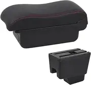 Compatible For Renault Kaptur Armrest Box For Renault Kaptur Captur QM3 Car Armrest Retrofit Parts Dedicated Accessories Interior Details(C2 Red line No USB)