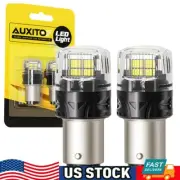 2Pcs 6500K White 1157 Bay15d 13SMD LED Car Truck Tail Brake Stop Light Bulb 12V (for: Audi)