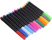 12pcs Alcohol-based Markers Erasable Chalkboard Writing Pens Neon Dry Erase Markers School Stationery