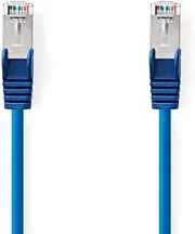 NEDIS Cat 5e Cable | SF/UTP | RJ45 (8P8C) Male | RJ45 (8P8C) Male | 2.00 m | Round | PVC | Blue | Plastic Bag