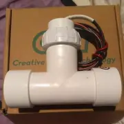 New in box Creative Sensor Technologies 1-1/2" PVC TEE FLOW SENSOR FSI-T15-001
