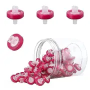 100 Pcs Syringe Filters PTFE Hydrophobic 0.22Um Membrane 13Mm Pore Filtration Non-Sterile Syringe L As Shown