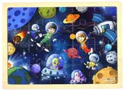 Masterkidz - Wooden Jigsaw Puzzle - Space Trip 20pc