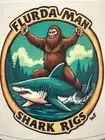 Shark fishing LEADER RIG 20/0 mustad circle hook 20' 800lb mono 40” blue steel