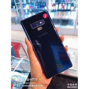 %出清品SAMSUNG Galaxy Note9 128G SM-N960板橋 台中 板橋 竹南 台南實體店