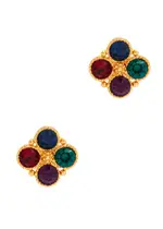 Kenneth Jay Lane Crystal-embellished Stud Earrings - Multicoloured ONE SIZE