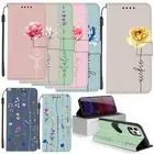 Flower Personalized Card Wallet Cover Case For iPhone 16e 15 Pro Max 14 13 12 16