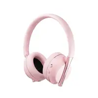 在飛比找PChome24h購物優惠-Happy Plugs Play 兒童耳罩式藍牙耳機-粉色金