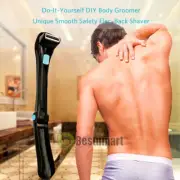 Rechargeable Back Hair Removal and Body Shaver Wider Safety Razor Blades Trimmer
