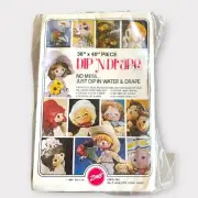 Vintage 1980 Zim’s Dip N’ Drape Sheet No Mess 36” x 40” NOS New & Sealed