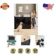 Versatile Retractable Baby Gate - 34'' High, Indoor/Outdoor, Space-Saving Design