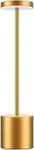 SAKRINGT Cordless Table Lamps Rechargeable,6000mAh Portable Battery Operated LED Desk Lamps,Dimmable Battery Powered Table Light for Restaurant/Bedroom/Home/Outdoor(Gold)