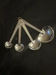 Heart Shaped Measuring Spoons, Stainless Steel A Spoonful Of Affection Box Set 4