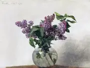 Fragrant Lilac Accent Tile Mural Kitchen Bathroom Wall Backsplash 8x6