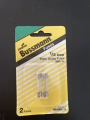 Cooper Bussmann Fuses, BP-MDL 1/2 Time Delay Fuse Fuse,1/2 Amp, 2 count