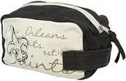 NFL New Orleans Saints Canvas Applique Cosmetic Bag