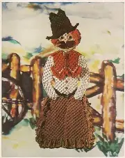 Macrame Cowboy Wall Hanging Pattern Guys 'n Gals No. 2 PD1082