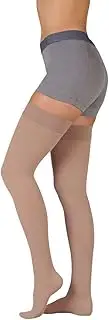 Juzo 17330 30-40 mmHg, Dynamic, Thigh, FF, Silicone, Black - Size III
