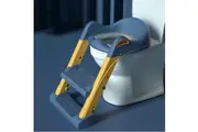 Potty Training Seat Step, Stool Ladder, Kids Boys Girls (Yellow)