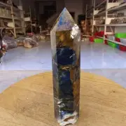 320g WOW! Natural Rare Pietersite Quartz Obelisk Crystal Tower Point Healing Gem