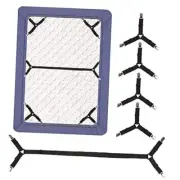 Luyena Bed Sheet Straps,4+1 Pcs Fitted Sheet Clips Holder,Upgraded Triangular