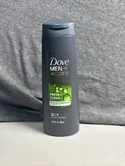 Dove Clean Fresh Conditioner And Shampoo Men+Care 2-In-1 Menthol 12 Oz Fl New