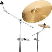 BESPORTBLE Drum Pad Practice Set Splash Cymbal Stand Volume Cymbals for Drum Practice