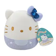 Squishmallows Hello Kitty 50th Anniversary Blue Bow 8 inch Plush