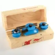3 Piece Carbide Tipped Stile & Rail Router Bit Set for Cabinet Door