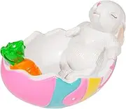 GW Box Easters Eggshells Easter Serving Dish Rabbit Tabletop Decoration Dessert Serving Bowls Decorative Egg Holder Flower Pot for Easter Party Favor
