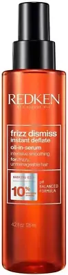 REDKEN Frizz Dismiss Instant Deflate Oil in Serum, 125 Ml Clear Style Name:Tr...