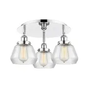 Innovations Lighting 916-3C-8-19 Fulton Flush Fulton 3 Light 19"W - Chrome