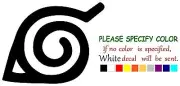 Naruto Leaf Graphic Die Cut decal sticker Car Truck Boat Window Laptop 6"