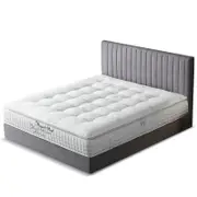 Royal Sleep SINGLE Mattress Plush Bed Pillow Top 7 Zone Spring Gel Memory Foam