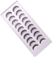 FOYTOKI 10 Pairs 3d False Eyelashes Fluffy Dense Beauty Lashes for Women Instant Eye Enlargement Makeup Lashes