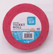 RED TICKET ROLL ADMIT ONE DRAWING RAFFLE Lottery STUB 50/50 2,000 single NEW
