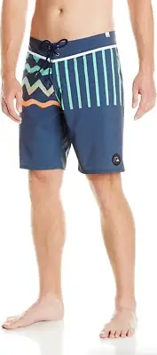 Quiksilver L52346 Multicolor Ghetto Remix 19 Inch Boardshort Men's Size 34