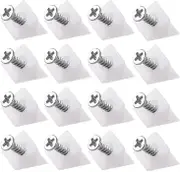 100pcs Drawer Supports Drawer Bottom Sagging Repair Fix Kit Furniture Chest Mending Wedges Plastic A