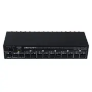 2 IN 6 OUT Amplifier Speaker Switcher Selector w/ 6.35mm Jack LINEPAUDIO