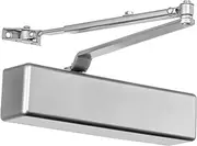 Dynasty Hardware Door Closer Heavy Duty Hydraulic Adjustable Size 1-6 Spring Door Closer, Meets ADA 8500 Series Sprayed Aluminum