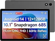 BNCF 10.1 inch Snapdragon 685 Android 14 Tablet, FHD IPS 1920x1200 Resolution 60Hz Reflex Bpad 10 with Widevine L1, 12GB+128GB(1TB Expand), 5MP+5MP Camera, 2.4G/5G WiFi+BT5.0, 6500mAh