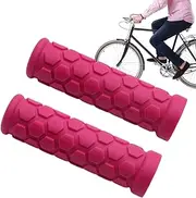 Bike Handlebar Grips - Comfortable Mountain bicycl Grips | bicycl universall Lock On Handlebar Grip Ensures Secure Fit | bicycl Handlebars Designed for Stability and Long-Ride C